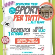 FESTIVAL DELLA SALUTE, IL COMUNE DI MONTECATINI PUNTA SUGLI EVENTI SPORTIVI CON PINOCCHIO BIKE SCHOOL E SPORT PER TUTTI