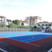 INAUGURATO IL NUOVO PLAYGROUND DEL PALAVINCI. UNA TARGA IN RICORDO DEL GIOVANE ROBERTO FERA